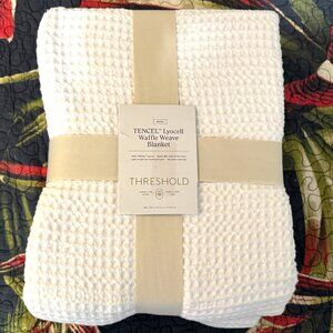 Threshold™ TENCEL® Lyocell Waffle Weave Blanket, King, Ivory